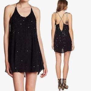 Free People Womens Just Watch Me Slip Slip Dress 🖤 XS